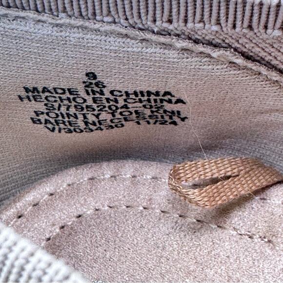 Old Navy Bare Necessity Pointed Toe Low Heel Ballet Flat Sz 9 NWT - Picture 7 of 7